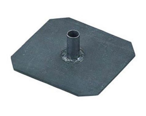 Lead Square Earth Plate With Lead Pipe